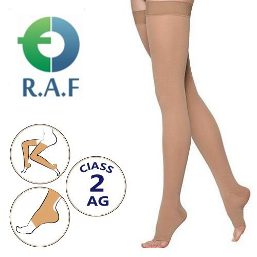 جوراب واریس بالای زانو سر پنجه باز کلاس فشار 2 فارمد AG