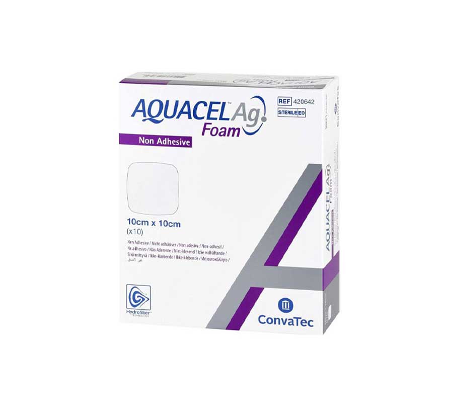 پانسمان فوم نقره دار کانواتک | AQUACEL AG FOAM